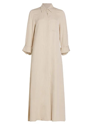 Jenny Long-Sleeve Shirtdress