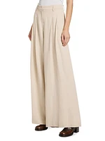 Didi Pleated Wide-Leg Pants