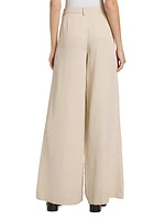 Didi Pleated Wide-Leg Pants