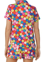 Confetti Dot Short 2-Piece Pajama Set