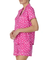 Polka-Dot Short 2-Piece Pajama Set