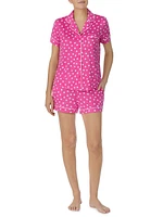 Polka-Dot Short 2-Piece Pajama Set