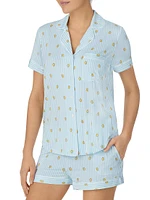 Citrus Striped 2-Piece Pajama Set