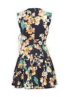 Veranera Otono Danza Floral Cut-Out Minidress