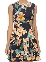 Veranera Otono Danza Floral Cut-Out Minidress