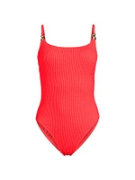 Alizee Crinkled One-Piece Swimsuit