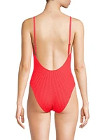 Alizee Crinkled One-Piece Swimsuit