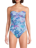 Flamenco Ruched One-Piece Swimsuit