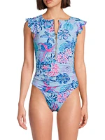 Jossette Coral One-Piece Swimsuit