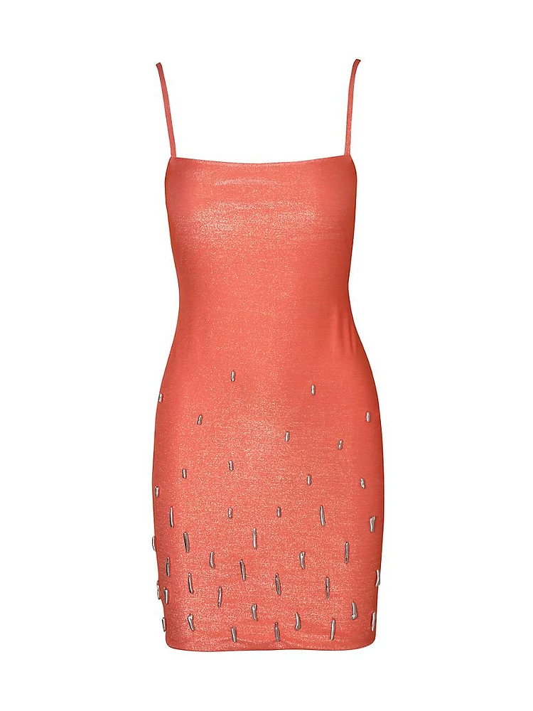 Selva Adentro Cale Shimmery Body-Con Minidress