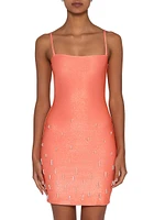 Selva Adentro Cale Shimmery Body-Con Minidress