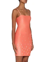 Selva Adentro Cale Shimmery Body-Con Minidress