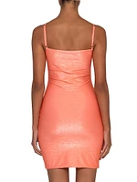 Selva Adentro Cale Shimmery Body-Con Minidress