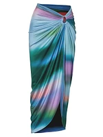 Isla Tie-Dye Cover-Up Maxi Skirt