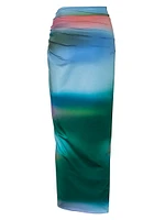 Isla Tie-Dye Cover-Up Maxi Skirt