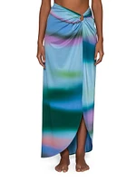 Isla Tie-Dye Cover-Up Maxi Skirt