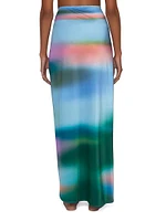 Isla Tie-Dye Cover-Up Maxi Skirt