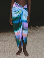 Isla Tie-Dye Cover-Up Maxi Skirt