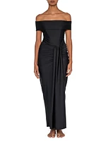 Rene Off-the-Shoulder Cover-Up Dress