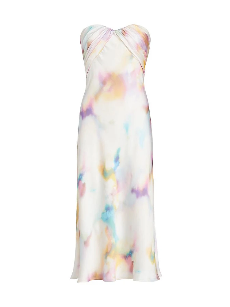 Annika Satin Cocktail Dress