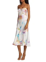 Annika Satin Cocktail Dress