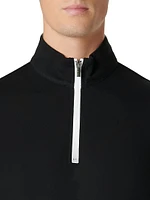 Long-Sleeve Quarter-Zip Top