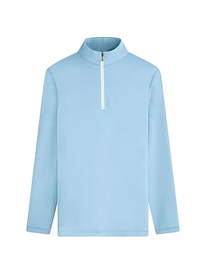 Long-Sleeve Quarter-Zip Top