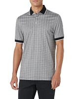 3-Button Cotton-Blend Polo Shirt