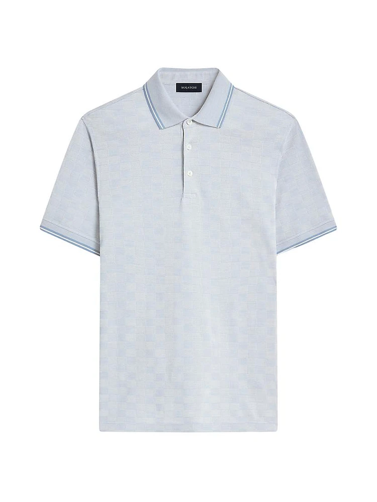 3-Button Cotton Polo Shirt