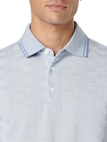 3-Button Cotton Polo Shirt