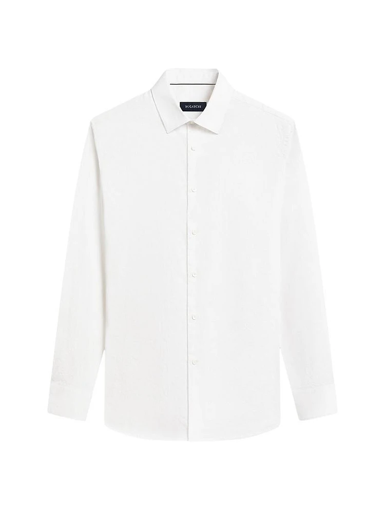 Julian Cotton Button-Front Shirt