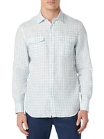 Julian Plaid Linen Shirt