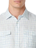 Julian Plaid Linen Shirt