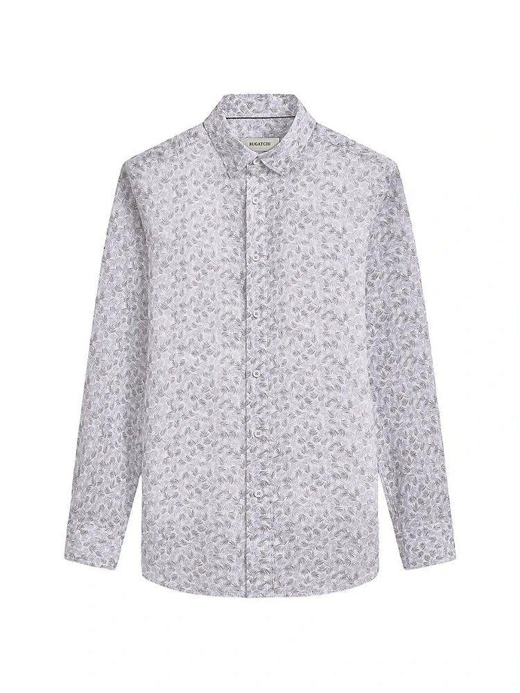 Julian Abstract Linen Shirt