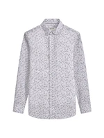 Julian Abstract Linen Shirt