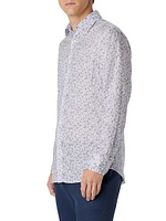 Julian Abstract Linen Shirt