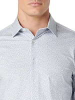 James Abstract Button-Front Shirt