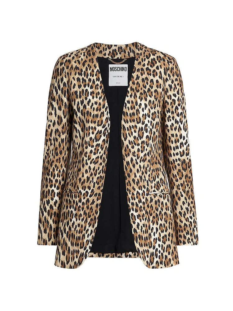 Silhouette of the Season Leopard Print Jacket