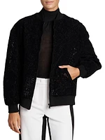 Flocked Lace Jacket