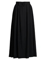 Bow Walk-Thru Maxi Skirt