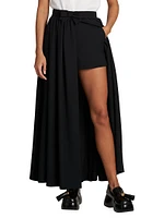 Bow Walk-Thru Maxi Skirt