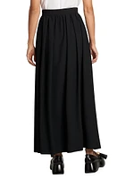 Bow Walk-Thru Maxi Skirt