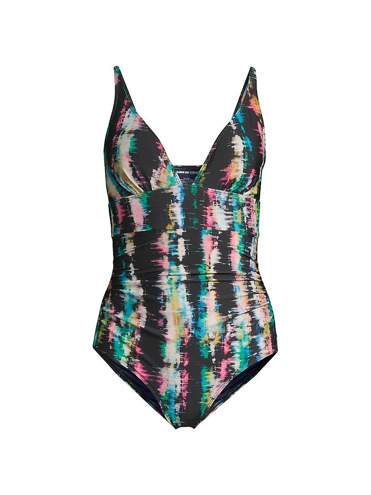 Niki V-Neck One-Piece Swimsuit