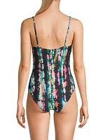 Taylor Lace-Up One-Piece Swimsuit