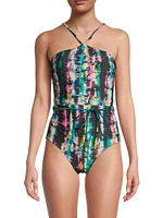 Daphne Belted One-Piece Swimsuit