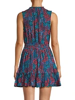 Beth Cotton Drawstring Minidress