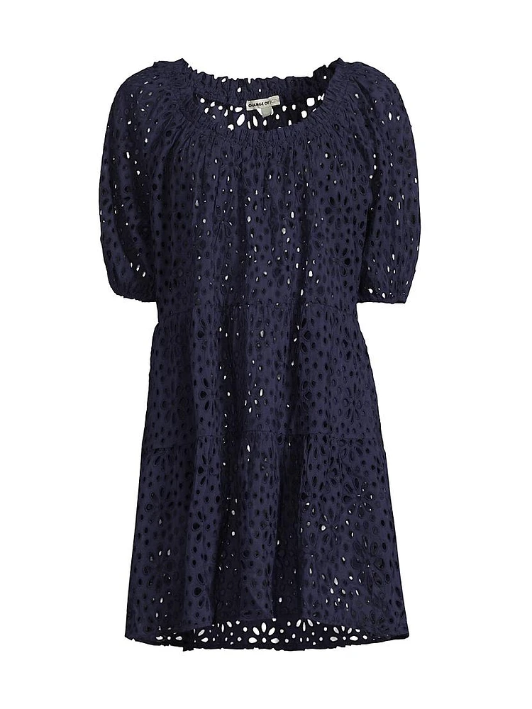 Kelly Cotton Eyelet Cover-Up Dress