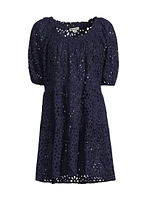 Kelly Cotton Eyelet Cover-Up Dress