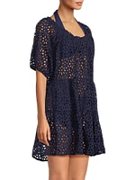 Kelly Cotton Eyelet Cover-Up Dress