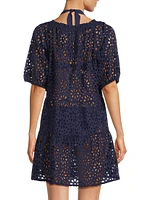 Kelly Cotton Eyelet Cover-Up Dress